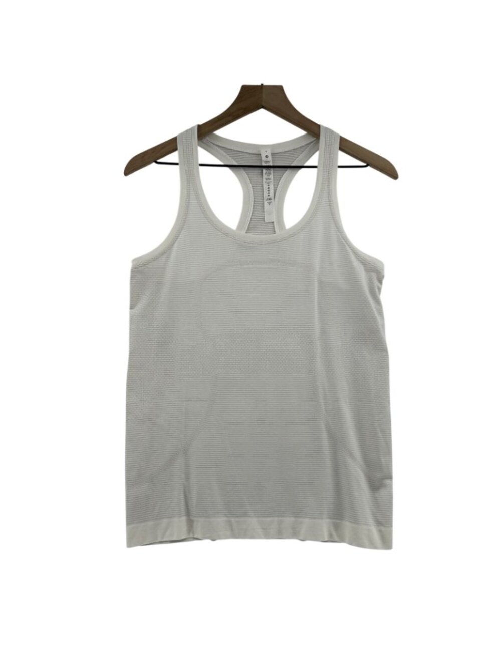 Lululemon Swiftly Tech Racerback Tank Top 2.0 Lightweight Women Size 8 White Gym - Picture 2 of 14